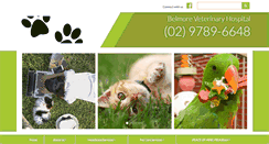 Desktop Screenshot of belmorevet.com.au